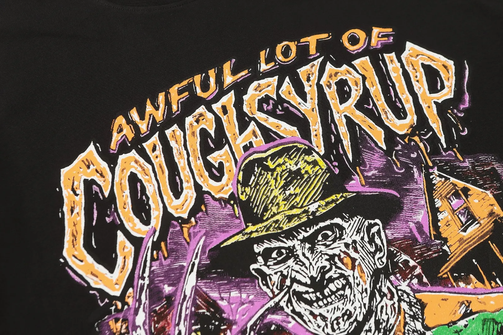 # Black/ I THAT'S A AWFUL LOT OF COUGH SYRUP In Stock T （fabric):32 Sizes（size）：S-M L X L （colour）：White、Black